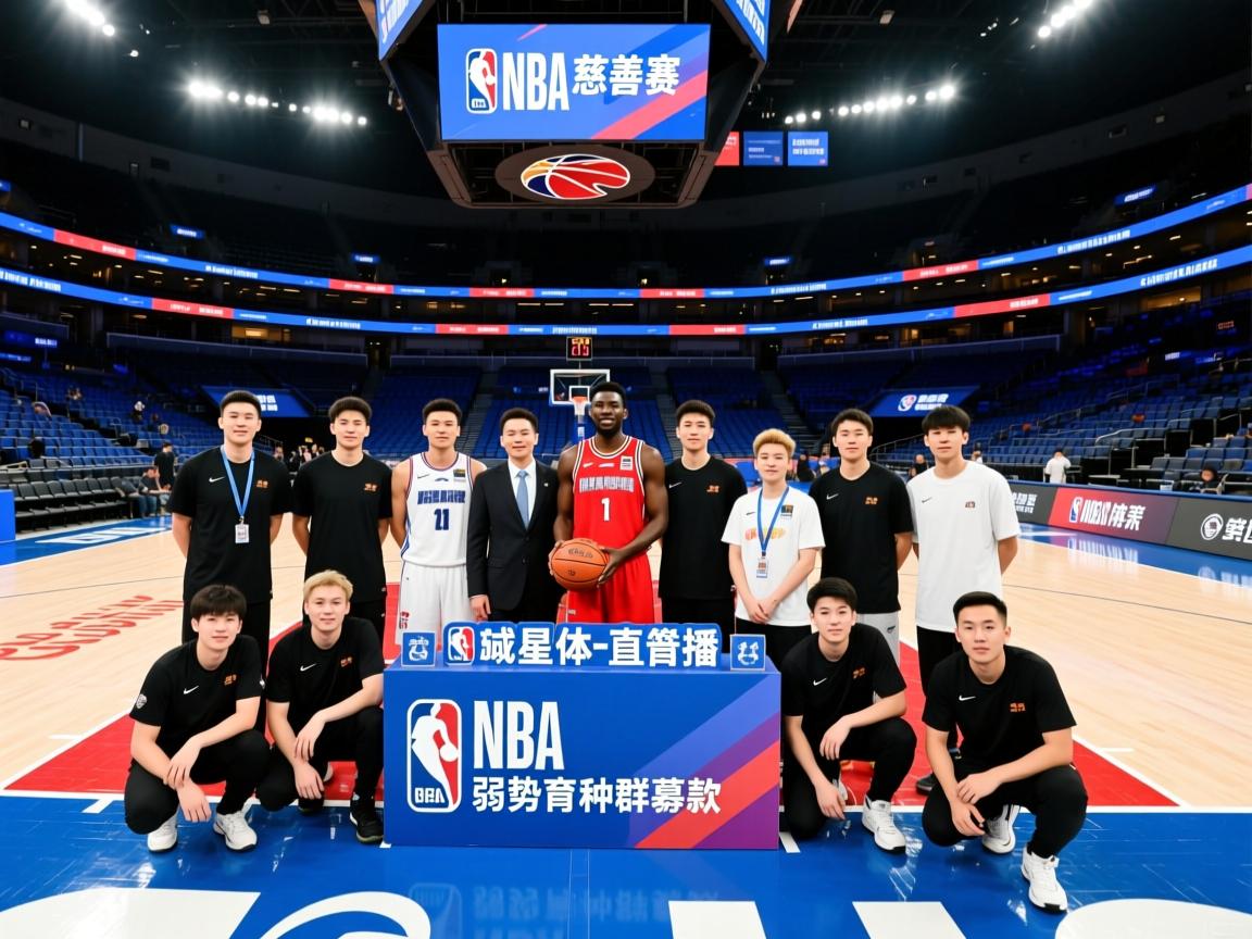 球星参与慈善篮球赛为弱势群体募款