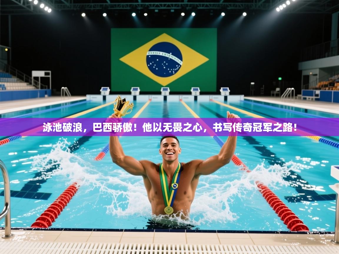 泳池破浪,巴西骄傲!他以无畏之心,书写传奇冠军之路! 第1张