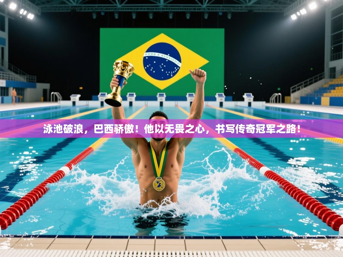 泳池破浪,巴西骄傲!他以无畏之心,书写传奇冠军之路! 第2张